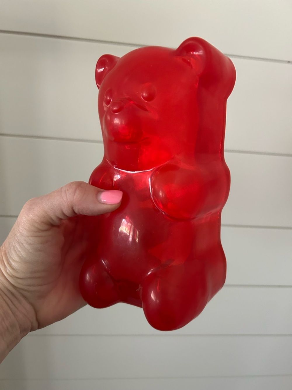 Red light up Gummy Bear Decor